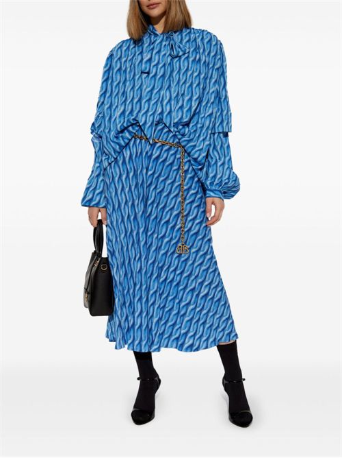 Abito con stampa BALENCIAGA | 814150TRLB44011