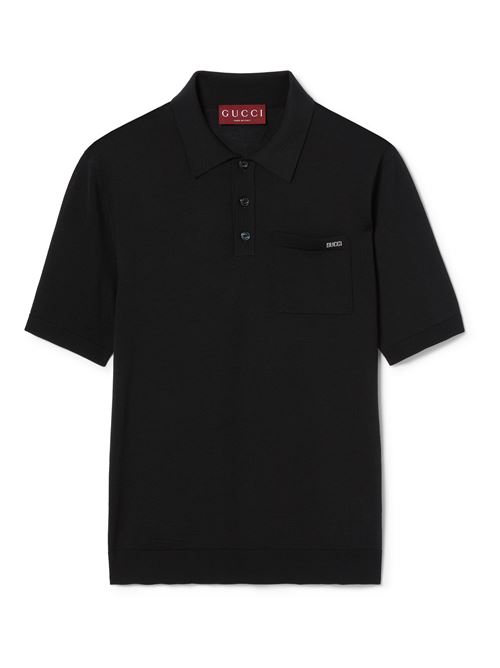 Polo in maglia di lana GUCCI | 824124XKEP11070