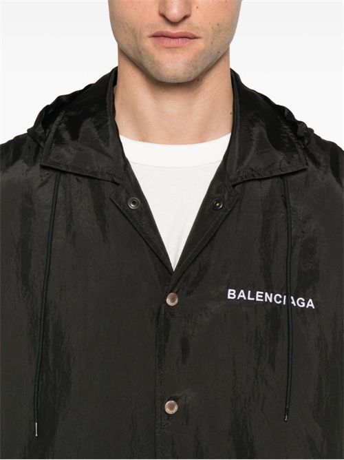 Giacca in nylon con logo BALENCIAGA | 839071TSO351000