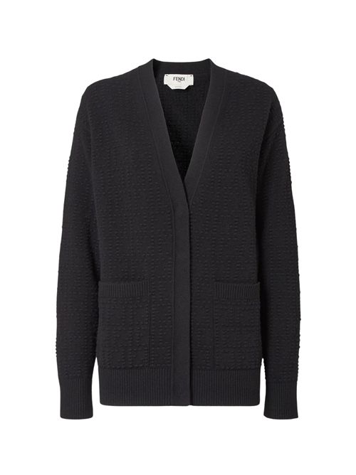 Cardigan oversize con scollo a V FENDI | FZE549AYM0F0GME