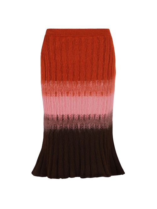 Gonna in mohair e lana FENDI | FZQ994AYLTF1TIN