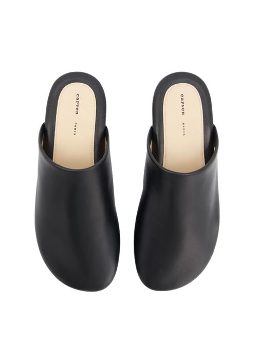 Ciabatta in pelle Garnier CARVEN | 6252161185DEEPBLACK
