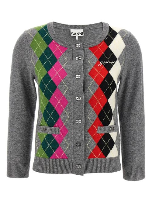 Cardigan rombi GANNI | K2512921