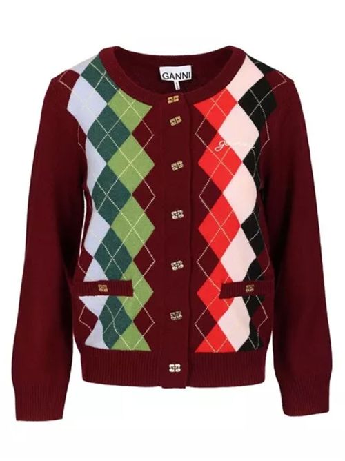 Cardigan rombi GANNI | K2532730