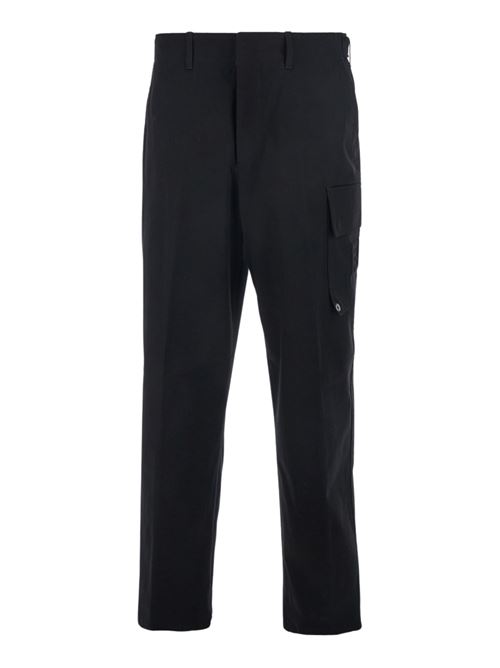 Pantalone in gabardina nera FENDI | FB1091AQMVF0QA1