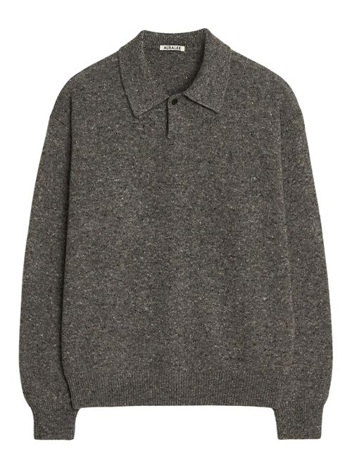 Polo nep-knit AURALEE | A26AP02NEMIXGRAY